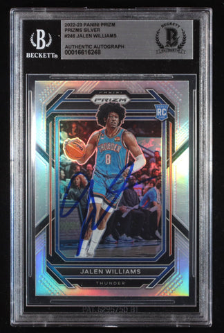 Jalen Williams Signed Prizms RC Auto