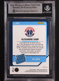 Alexandre Sarr Signed Donruss Optic Holo Rookie auto