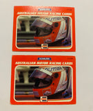 2 x 1986 SCANLENS AUSTRALIAN MOTOR RACING  - 21 Niki Lauda