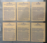 1986 SCANLENS AUSTRALIAN MOTOR RACING lot Senna , Lauda rookies