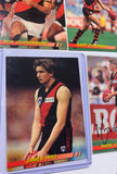 Essendon Lot 1994 Select Signed Fletcher Hird Rookies multiple autos 18 cards