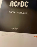 AC/DC signed lithograph