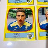 Panini Football 88 89 Wimbledon Sticker Vinny Jones Rookie sticker