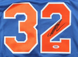 Karl Anthony Towns Signed Knicks Jersey 26 CHAMPS PSA
