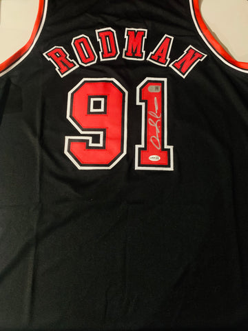 Dennis Rodman Signed Custom Jersey