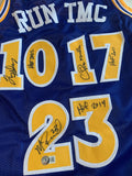 Tim Hardaway, Chris Mullin & Mitch Richmond Signed Run TMC Jersey