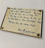 Don Bradman signed Letter