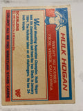 1986 Scanlens WWF Hulk Hogan #1 Rookie RC