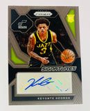 2023-24 Prizm Keyonte George Auto Autograph Rookie RC Jazz Prizm Signatures