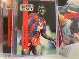 Pro Set 1990-91 English Football lot 200 cards key rookies shearer , vinny Jones