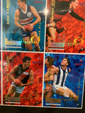 1995 AFL Football Quarters Uncut Sheet - Young guns 6 Autos /50 limited