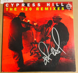 B-Real Signed Cypress Hill Album Cover with vinyl