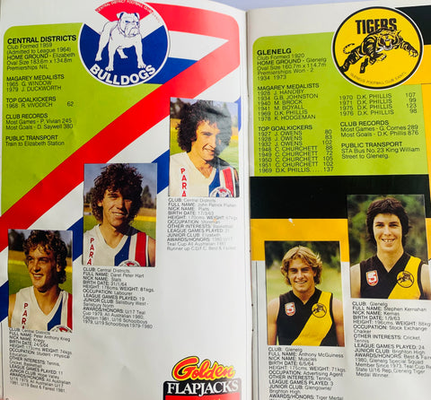 SUPER RARE 1982 SANFL STICKERS KERNAHAN PLATT PRE ROOKIES