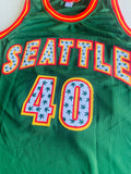 Shawn Kemp Signed Seattle Jersey AUTO Custom Kemp Cannabis