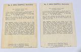 2 X Greg Chappell Rookie Cards Lot Of 1974 Sunicrust Cards