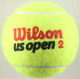 Signed Novak Djokovic Wilson Us Open Tennis Ball - holo plus COA
