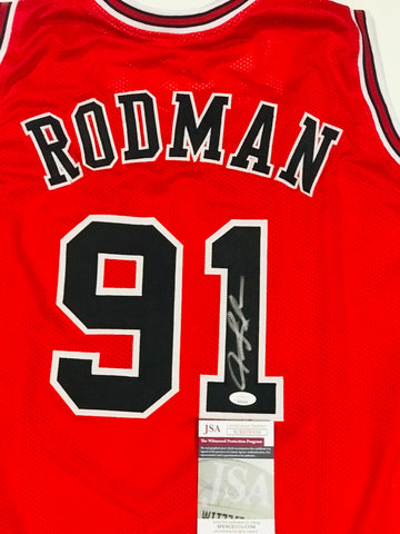 Dennis Rodman Signed Jersey