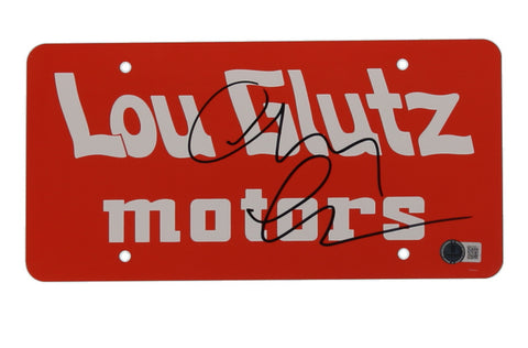 Chevy Chase Signed number plate