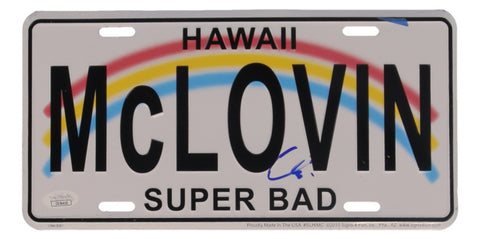 Christopher Mintz-Plasse Signed "Superbad" Hawaii License Plate