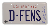 Michael Douglas Signed  Falling Down California License Plate
