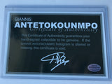 201Giannis Antetokounmpo Rookie Auto Hopps Authenticated