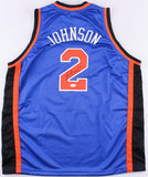 Larry Johnson Signed Knicks Jersey