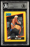 Ric Flair Signed Sticker on 1991 Impel WCW #38.