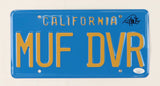 Tommy Chong Signed Cheech and Chong "Up in Smoke" License Plate