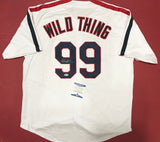 Charlie Sheen Signed “Wild Thing” Jersey
