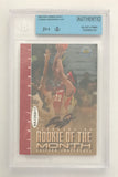 Lebron James signed upper deck rookie card auto