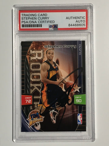 Stephen Curry signed  XL Rookie Card RC auto PSA