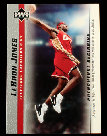 LeBron James 2003-04 Upper Deck Phenomenal Beginning Rookie