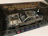 Michael J. Fox Autographed Back to the Future III 1:18 Scale Die-Cast DeLorean