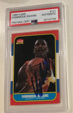 Dominique Wilkins signed rookie card