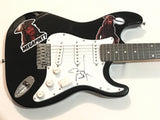 Johnny Depp signed full size custom electric guitar.