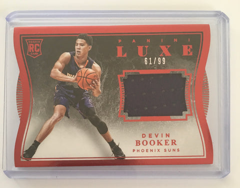 PANINI LUXE DEVIN BOOKER ROOKIE RC /99