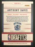 Anthony Davis Draft Night Auto RC