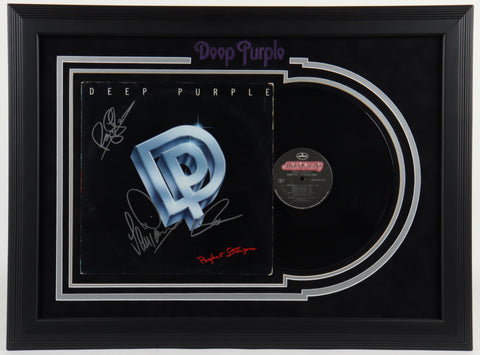 Deep Purple Signed Vintage albulm display