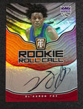 De'Aaron Fox Rookie Roll Call Auto RC signed