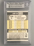 Larry Bird signed 1990-91 Fleer #8 card
