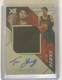 Trae Young Panini XR rookie patch auto RC /50