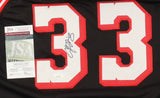 Alonzo Mourning signed Jersey