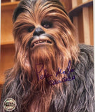 Peter Mayhew Signed Official Star Wars Photograph Chewbacca