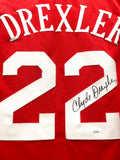 Clyde Drexler signed jersey