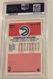 Dominique Wilkins signed rookie card