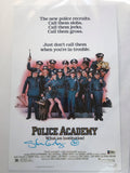 Police Academy signed movie poster