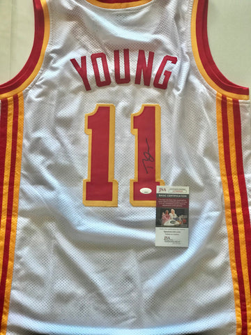 Trae Young Signed Jersey