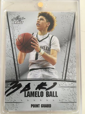 LaMelo Ball 2018 Leaf Rookie Signed RC
