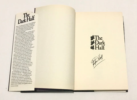 Stephen King signed The dark half book