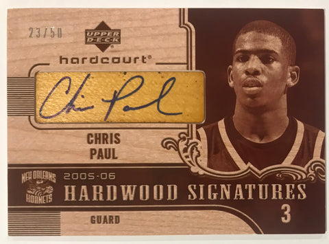 Chris Paul Upper Deck Hardcourt Hardwood Rookie Auto  /50